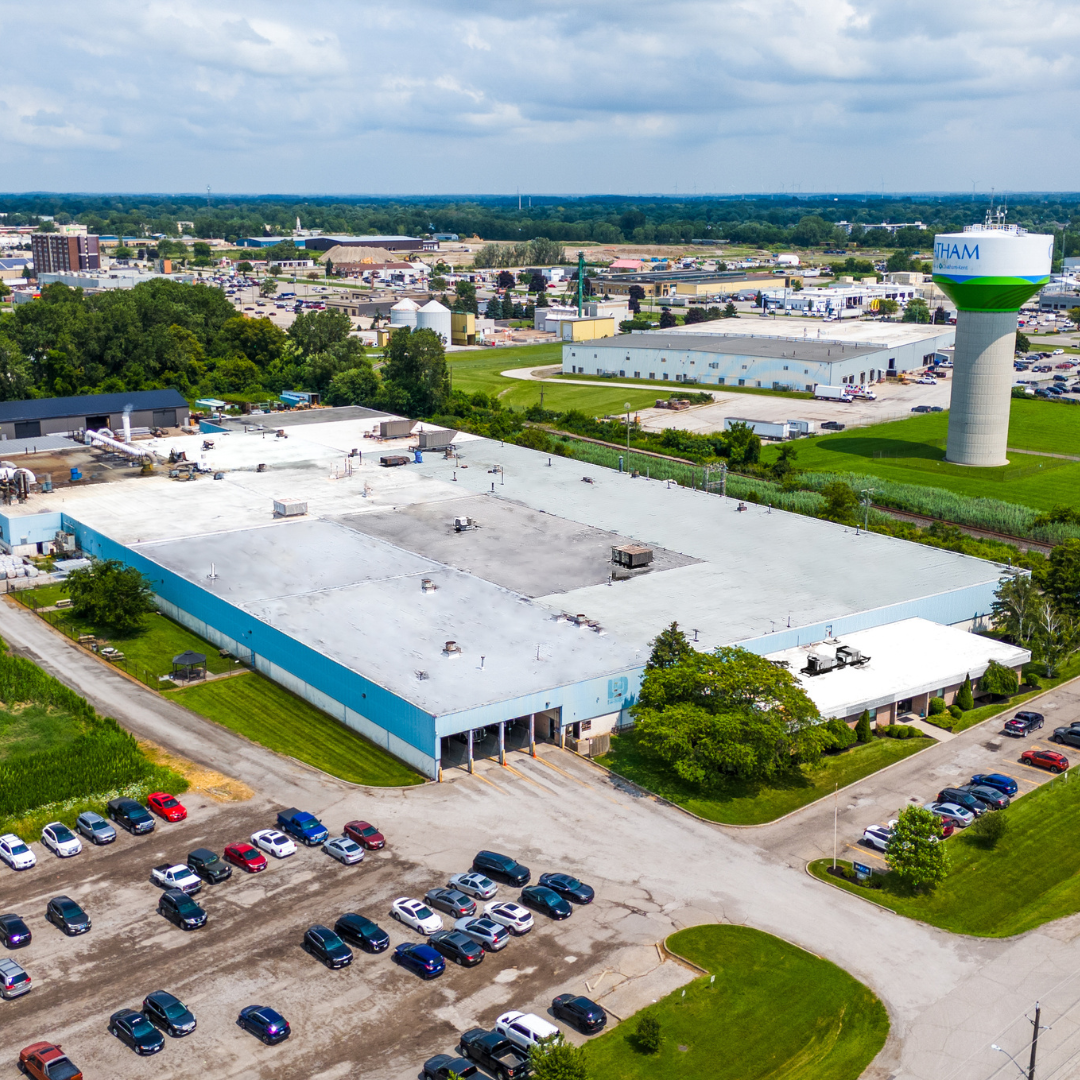 Aerial photo of Dajcor's Chatham location